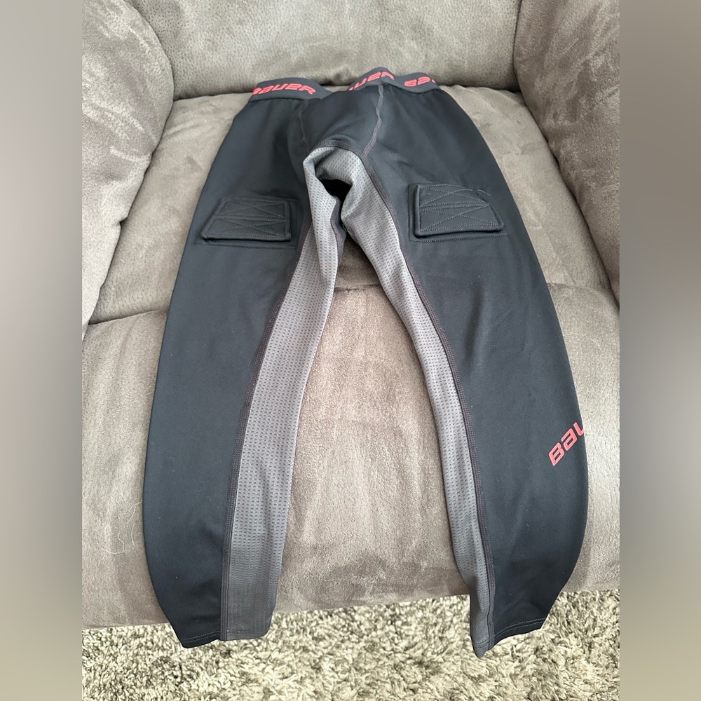 Boys youth hockey compression pants, like new!